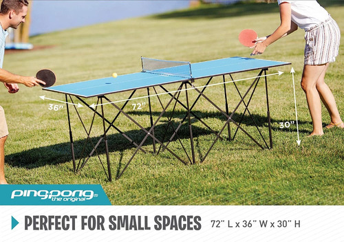 Ping-pong Mesa De Ping Pong Plegable De 49.9 Ft, Perfecta Pa