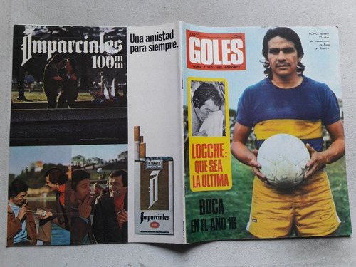 Revista Goles Nº 1263 Boca Central - Poster Toti Veglio