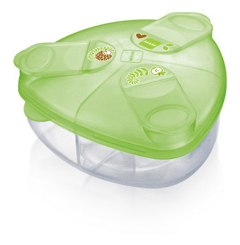 Imagen 1 de 1 de Dispensador Mam Milk Box Verde - Bebés Y Niños