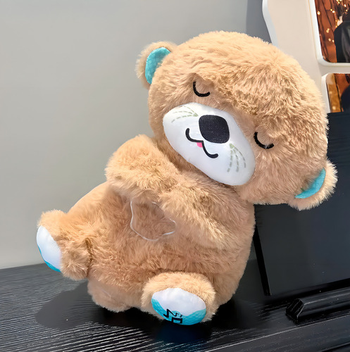 Nutria De Peluche Fisher Price, Con Sonido Y Luces Color Caqui