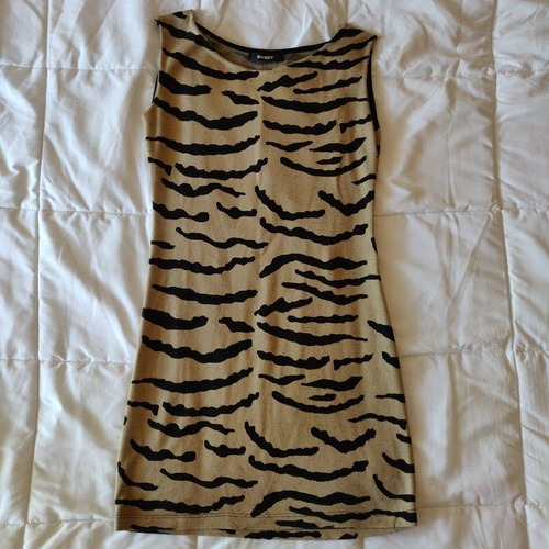 Vestido Sweet Animal Print Talle S Muy Cortito, Espectacular