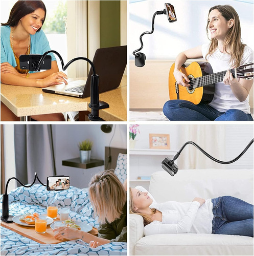 De Soporte Celular Brazo Flexible Ajustable Con Clip 2pcs