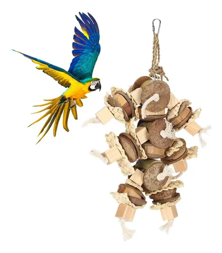 Juguete De Masticación De Loro Zerodis, Pico De Coco De De