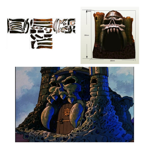 Castillo Grayskull Papercraft