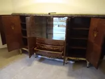 Comprar Aparador Luis Xvi Bahiut Madera Roble Con Mármol