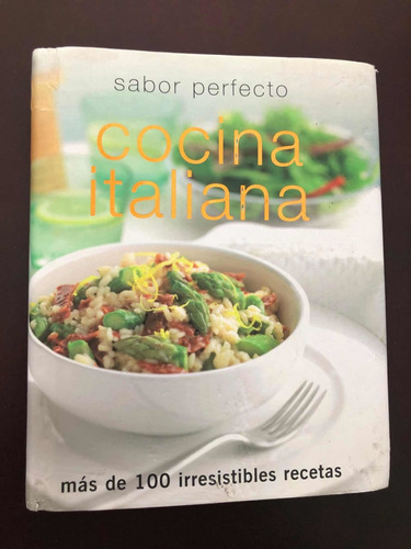 Libro Cocina Italiana - Tapa Dura - Oferta - Sabor Perfecto