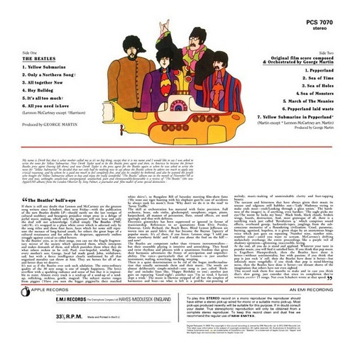Imagen 2 de 5 de The Beatles - Yellow Submarine Lp