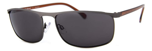 A. J. Morgan Back Up Gun Wrap Gafas De Sol, Gunmetal, 65 Mm