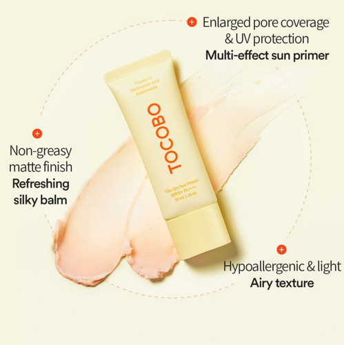 Tocobo Vita Airy Sun Primer Spf50+ Pa++++ | Protector Solar