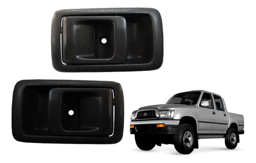 Par Maçaneta Interna Toyota Hilux Sw4 1999 2000 2001 2002