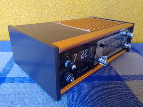 Bonito Radio Reloj National Klarín De 1973 / Am (Usado)