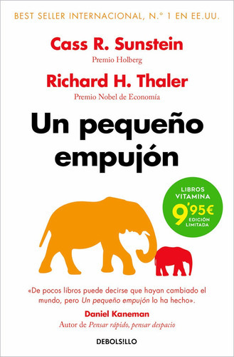 Un Pequeño Empujón, De Thaler, Richard H.. Editorial Nuevas Ediciones Debolsillo S.l, Tapa Blanda En Español, 2022