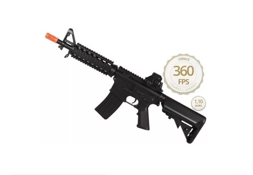 Rifle Airsoft Elétrico Bivolt Cyma M4a1 Cm506 Ris Cqb 6mm