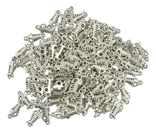100pcs De Colgante Filigrana De Plata Forma Forma Forma De