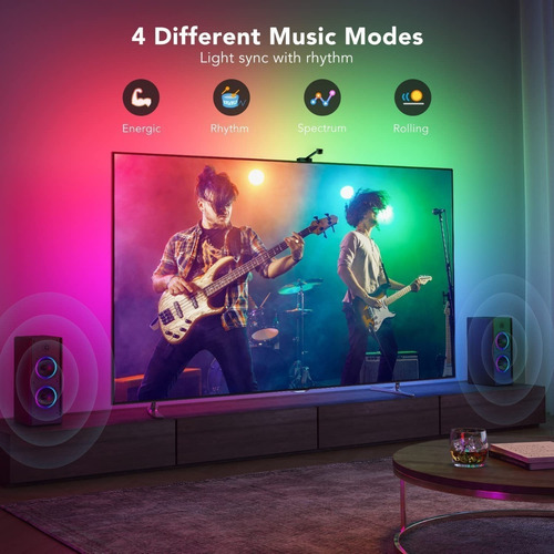 Imagen 8 de 10 de Govee Immersion Luces Led Rgbic Cámara Tv Ambilight Alexa Go
