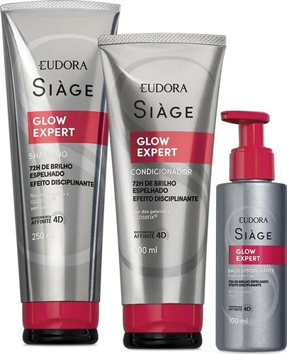 Siàge Glow Expert: Shampoo 250ml + Condicionador 200ml+balm
