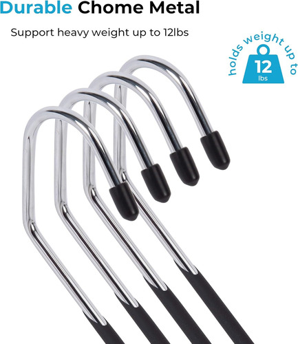 Js Hanger Non Slip Pants Hangers 20 Pack Open Ended Easy ...