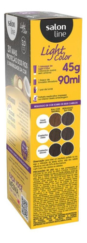 Coloração Suave Salon Line Light Color 3.0 Castanho Escuro
