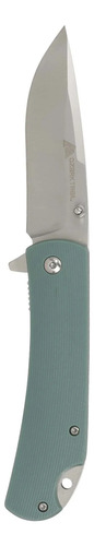 Navaja Cuchillo Ozark Trail 6971 Con Clip Verde Claro