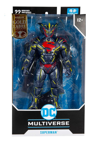 Figura Dc Superman Energized Unchained Armor (gold Label)