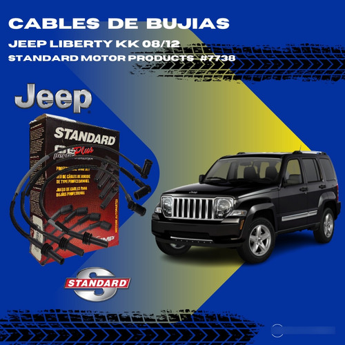 Cables De Bujias Jeep Cherokee Kk 6 Cil Motor 3.7, 2008-2015