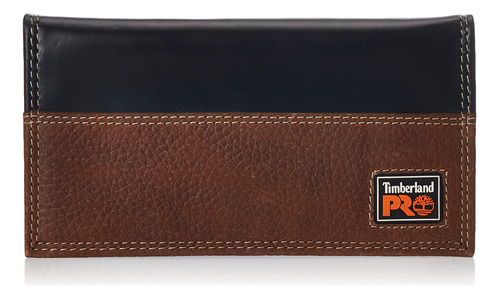 Billetera Timberland Pro Bifold De Cuero Largo Para Hombres