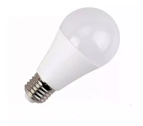 Foco LED Sensor de Movimiento Bulbo A60 9W E27 Luz Amarilla