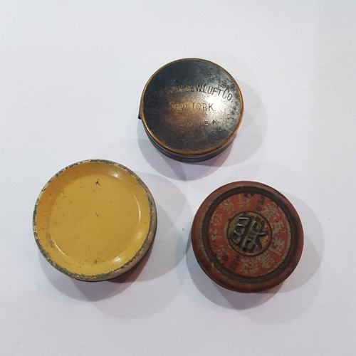 Imagen 2 de 8 de Antiguas Latas Muestra Gratis Arg Pomada Lote X 3 Mag 58204
