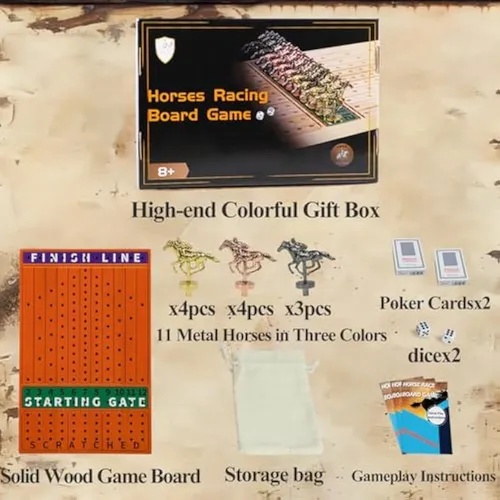 Juego De Mesa De Carreras De Caballos, Juego De