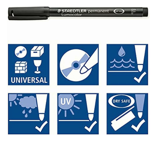 Staedtler 318-9 Rotuladores Permanentes De Punta Fina
