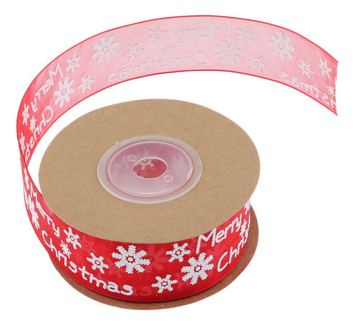 Cinta Navideña De Tela Con Estampados Para Decoración