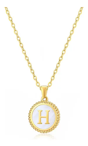 comprar Bveogmro Collar Con Inicial De Oro, Collar Con Colgante De H