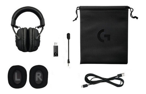 Imagen 5 de 5 de Audífonos gamer inalámbricos Logitech Pro X Wireless negro