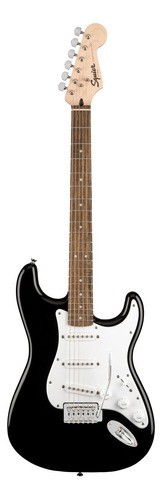 Guitarra eléctrica Squier by Fender Affinity Series Stratocaster de álamo black brillante con diapasón de laurel indio