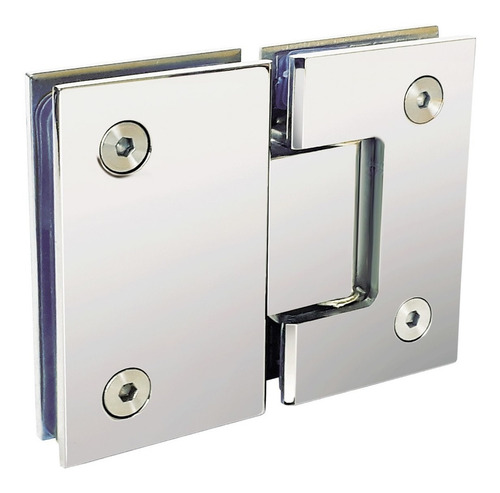 Dobradiça 1010 Inox 180° Porta E Box Vid/vid Gv48 Polida