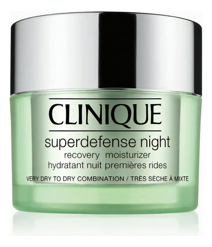 Crema De Noche Superdefense Night 50ml Mixta/grasa Clinique Tipo de piel Mixta