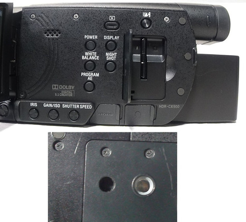 Filmadora Sony Hdr-cx900 Entrada Microfone Hdmi Limpa