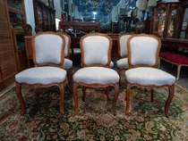 Comprar Manyantiques  - Juego De 6 Sillas Francesas Luis Xv Nogal