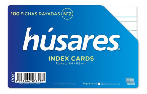 Ficha Rayada Husares Nº2 1702 