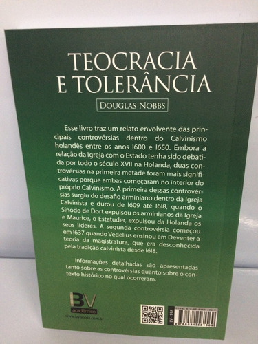 Teocracia E Tolerância Estudo Da Controvérsias No Calvinismo