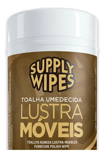 Lenço Umedecida Lustra Moveis Com 35 Unidades 20x18