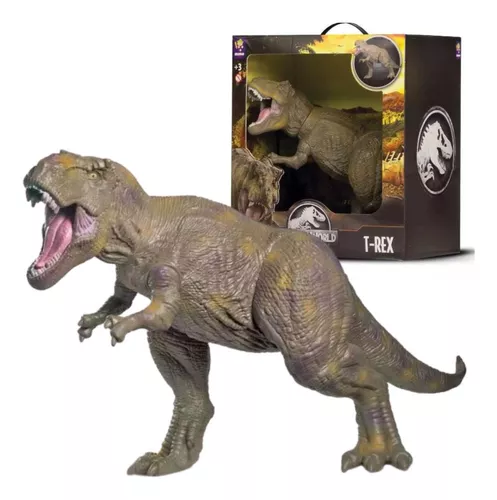 Dinossauro T-rex Brinquedo Realista Articulado Jurassic Park