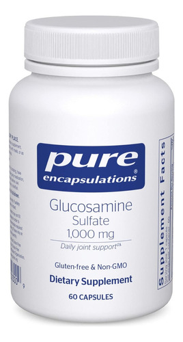 Sulfato De Glucosamina Pure Encapsulations 60 Cápsulas