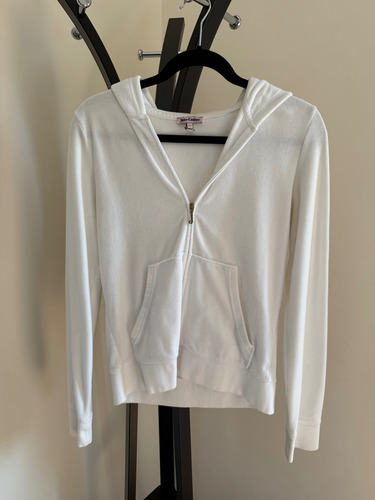 Sudadera Juicy Couture Blanca Talla L (Usado)