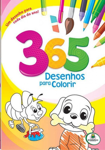 365 Desenhos Para Colorir (verde), De Little Pearl Books. Editora Todolivro, Capa Mole Em Português