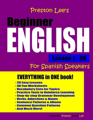 Libro Preston Lee's Beginner English Lesson 1 - 20 For Sp...