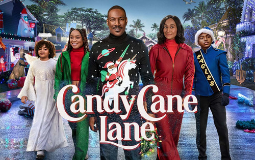 Candy Cane Lane 2023 En Bluray. Audio Ing, Esp. Lat 5.1