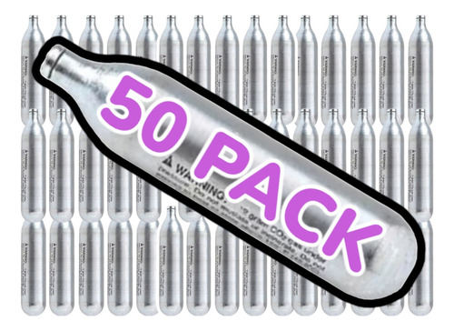 50 Tanques De Co2 De 12 Gr Para Cualquier Marca Crosman Gamo