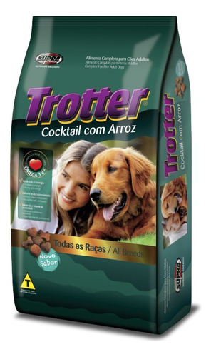 Comida Trotter Perro Adulto Cocktail Arroz 20 Kg + Envío