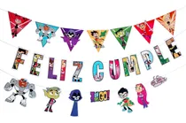 Comprar Jovenes Titanes Set Guirnaldas Cumpleanos X 3 Unidades Varios Jovenes Titanes\u002F Teen Titans Go